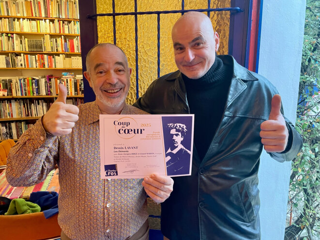 Remerciements à l'Académie Charles Cros