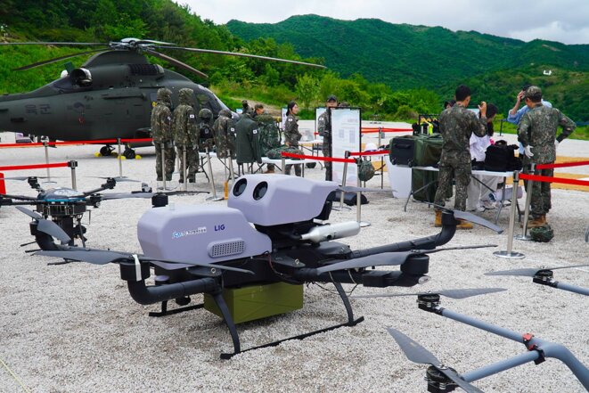 L’armée sud-coréenne se dote de drones et mobilise l’intelligence artificielle