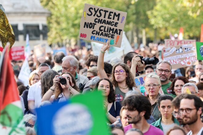 Marche pour le climat: «On veut vivre, pas survivre»