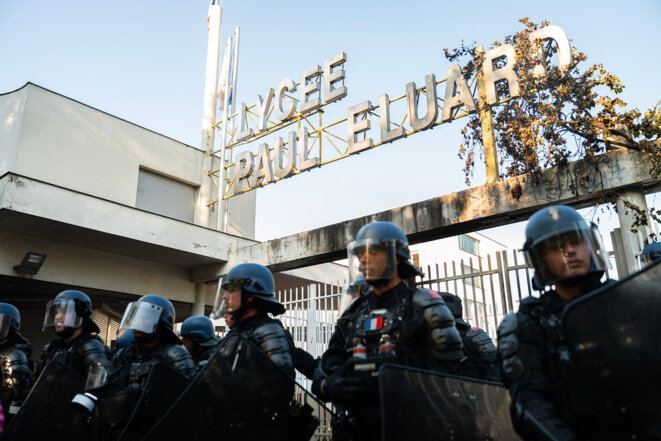 Un «maintien de l’ordre» brutal répond à la mobilisation lycéenne
