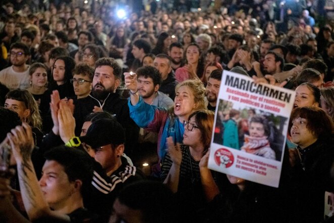 «C’est un assassinat»: colère et indignation en Espagne après la mort de Maricarmen
