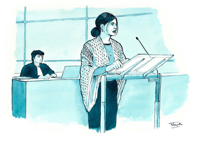 Au procès de Rima Hassan, le parquet tape fort, son avocat dénonce une «disqualification politique»