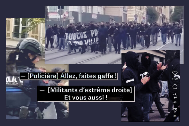 À Nice le 24 octobre, l’extrême droite frappe, les policiers regardent