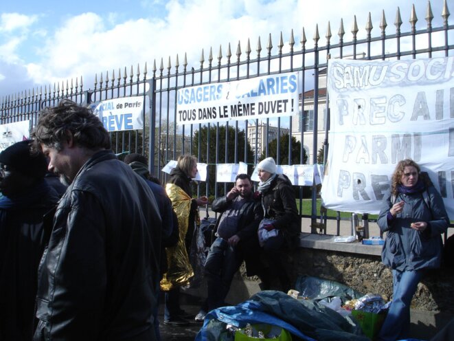Les salariés du Samu social de Paris réclament une convention collective © Anne Cagan