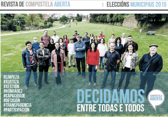 Le journal de campagne de « Compostela Aberta »: « Décidons tous et toutes ensemble » Le journal de campagne de « Compostela Aberta »: « Décidons tous et toutes ensemble »