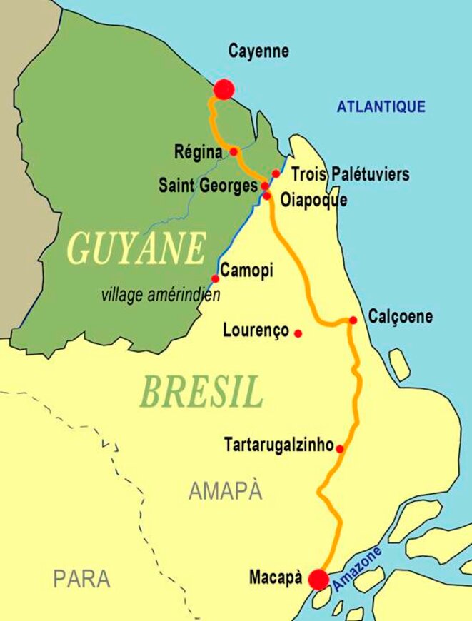 Géographie de la Guyane — Wikipédia
