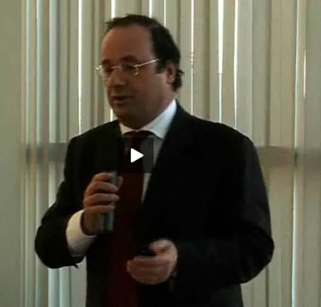  La croissance vue par  François Hollande