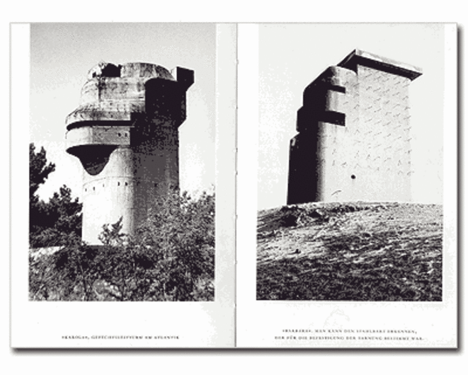Page extract from Virilio's 'Bunker Archeology'. © DR Page extract from Virilio's 'Bunker Archeology'. © DR