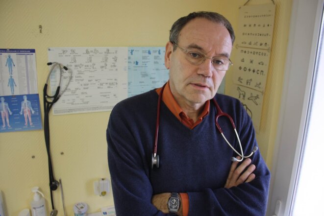 Overworked: doctor Jean-Yves Panici. © E.B. Overworked: doctor Jean-Yves Panici. © E.B.