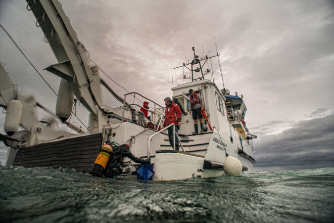 A bord de lAndré Malraux pendant la campagne éolien offshore 2014 © T. Seguin Drassm A bord de lAndré Malraux pendant la campagne éolien offshore 2014 © T. Seguin Drassm