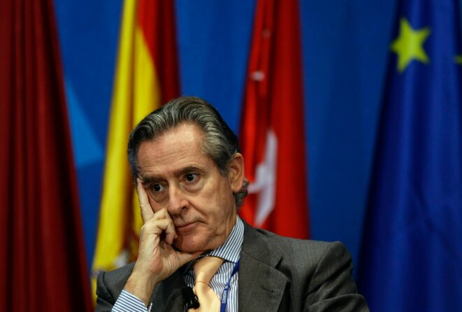 Miguel Blesa en 2008, lorsqu'il était président de Caja Madrid. © Sergio Perez/Reuters Miguel Blesa en 2008, lorsqu'il était président de Caja Madrid. © Sergio Perez/Reuters
