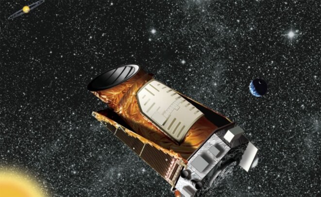 Vue artistique du télescope spatial Kepler © Nasa/Wendy Stenzel Vue artistique du télescope spatial Kepler © Nasa/Wendy Stenzel