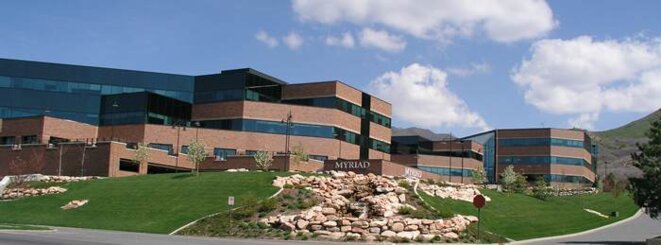Le siège de Myriad Genetics à Salt Lake City © DR Le siège de Myriad Genetics à Salt Lake City © DR