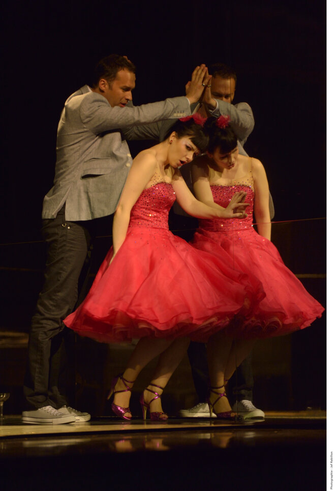 Mirella Bunoaica (Violetta), Edgaras Montvidas (Alfredo) © Jeff Rabillon Mirella Bunoaica (Violetta), Edgaras Montvidas (Alfredo) © Jeff Rabillon