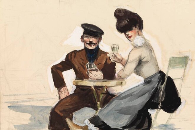 Couple buvant, Edward Hopper Couple buvant, Edward Hopper