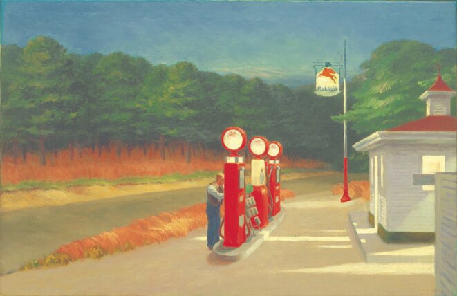 Gas, Edward Hopper Gas, Edward Hopper