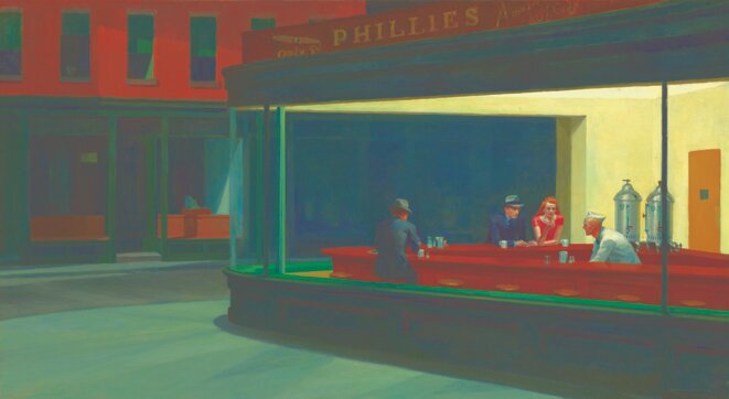 Nightthawks, Edward Hopper Nightthawks, Edward Hopper