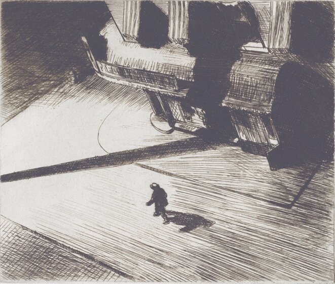 Night Shadows, Edward Hopper Night Shadows, Edward Hopper