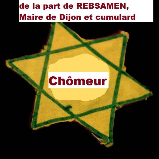 Etoile Jaune pour les chômeurs © râleur Etoile Jaune pour les chômeurs © râleur