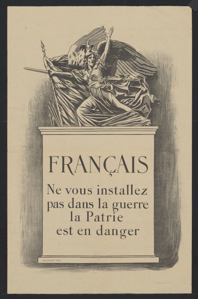 Affiche de propagande 1915, courtesy archives départementales Bouches du Rhône Affiche de propagande 1915, courtesy archives départementales Bouches du Rhône