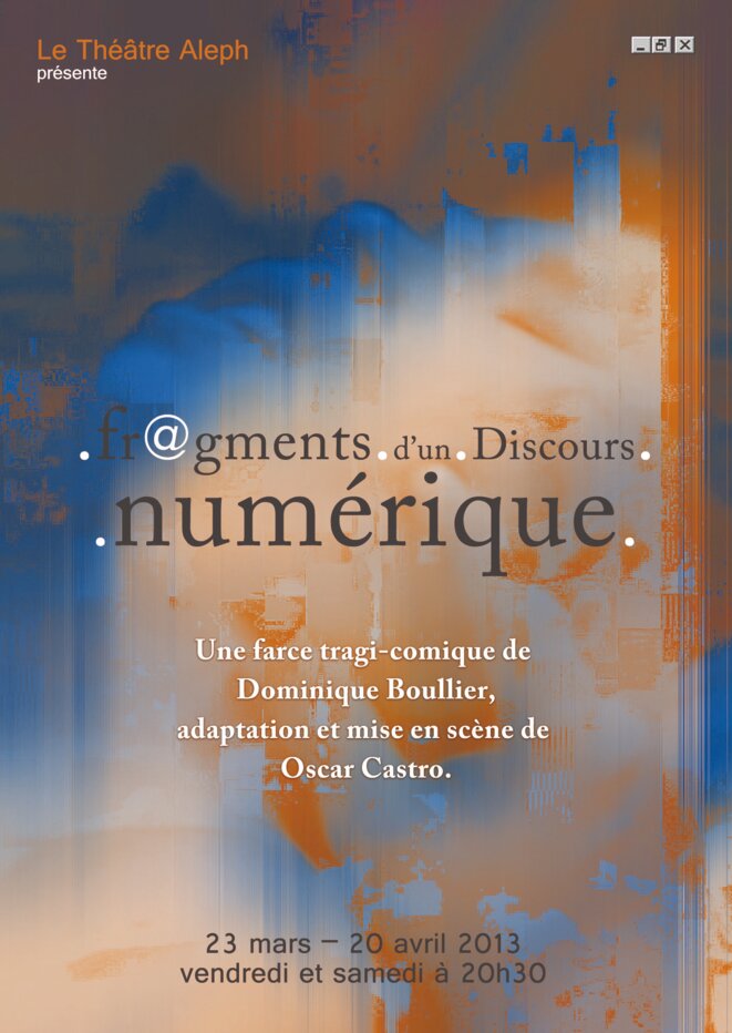 affiche fragments d'un discours numérique © D Boullier affiche fragments d'un discours numérique © D Boullier