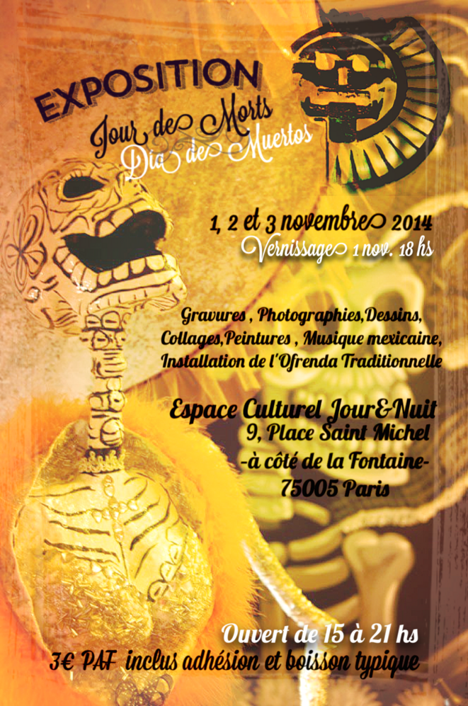 Affiche Jour des morts à Paris Affiche Jour des morts à Paris