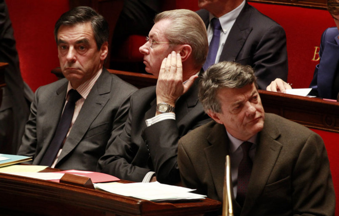 Le sénateur Henri de Raincourt (au centre), ancien ministre du gouvernement Fillon © Reuters Le sénateur Henri de Raincourt (au centre), ancien ministre du gouvernement Fillon © Reuters