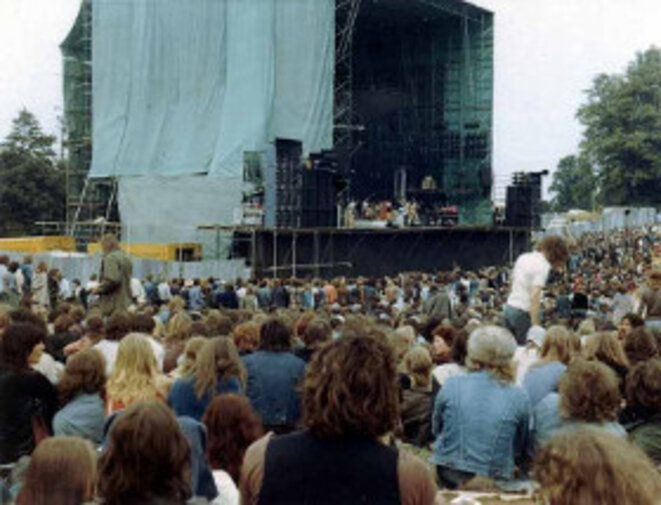 PINK FLOYD À KNEBWORTH PARK, JUILLET 1975