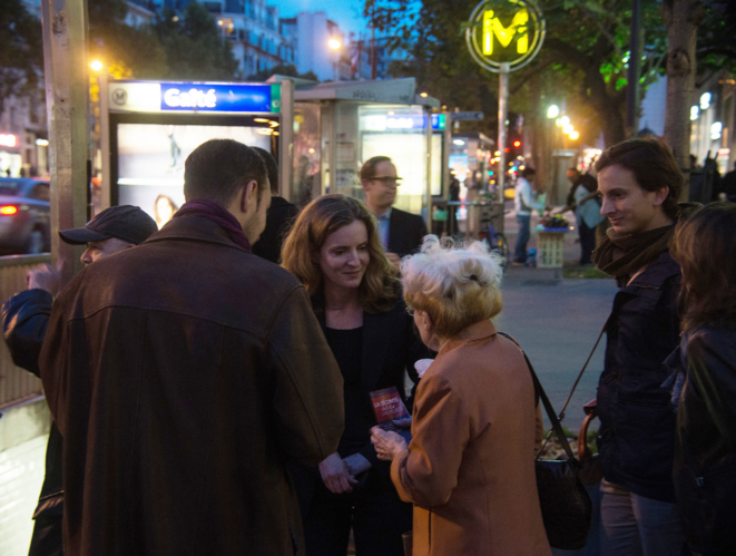 Nathalie Kosciusko-Morizet en campagne dans le XIVe, en octobre 2013. © Flickr/nk_m Nathalie Kosciusko-Morizet en campagne dans le XIVe, en octobre 2013. © Flickr/nk_m