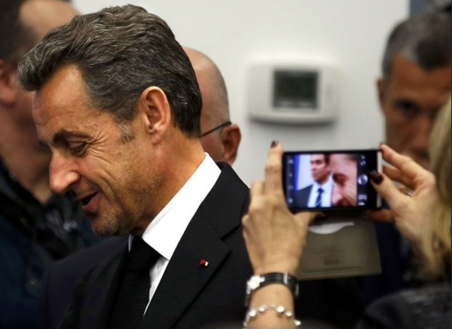 Nicolas Sarkozy à Nice, le 10 mars. © Reuters Nicolas Sarkozy à Nice, le 10 mars. © Reuters