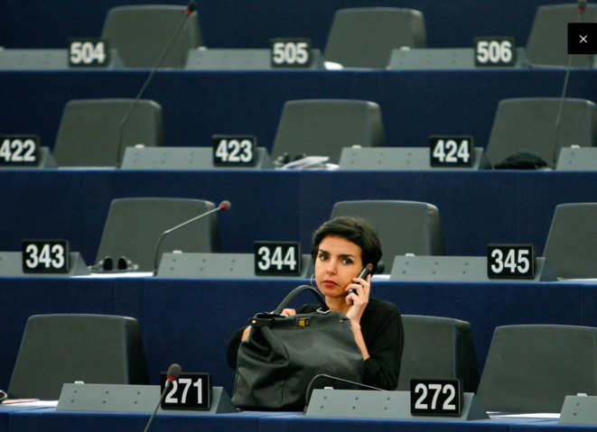 Rachida Dati au parlement européen, à Strasbourg. © Reuters Rachida Dati au parlement européen, à Strasbourg. © Reuters