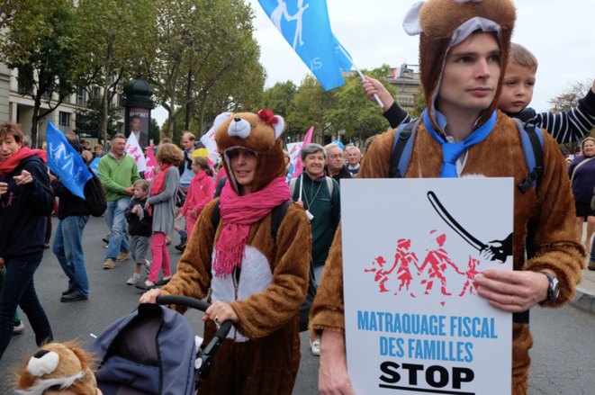 Dans le cortège parisien du 5 octobre. © ES Dans le cortège parisien du 5 octobre. © ES