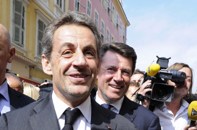 Nicolas Sarkozy et Christian Estrosi à Nice, en 2013. © Reuters Nicolas Sarkozy et Christian Estrosi à Nice, en 2013. © Reuters
