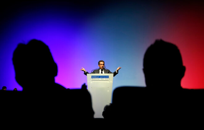 Nicolas Sarkozy à Marseille, le 5 mars. © Reuters Nicolas Sarkozy à Marseille, le 5 mars. © Reuters