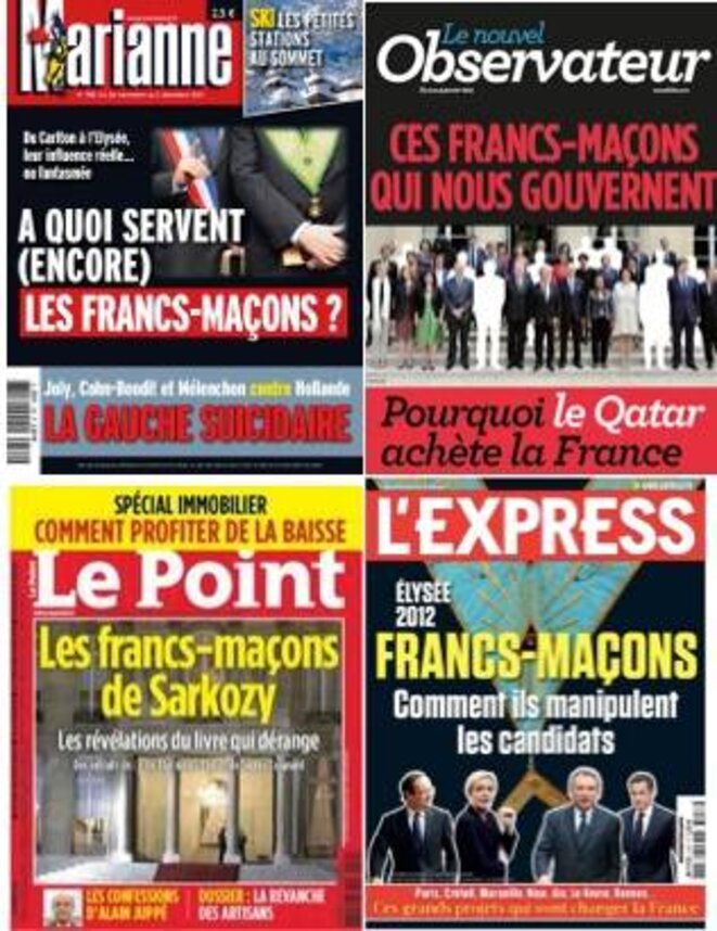 Quelques "unes" interchangeables. © DR Quelques "unes" interchangeables. © DR