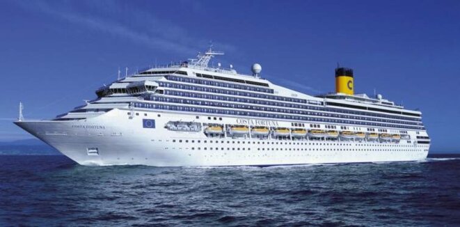 Le paquebot Costa Fortuna choisi pour la croisière des "idées". © Dr Le paquebot Costa Fortuna choisi pour la croisière des "idées". © Dr