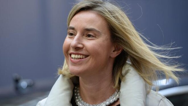 Federica MOGHERINI, responsable de la diplomatie de l'UE Federica MOGHERINI, responsable de la diplomatie de l'UE