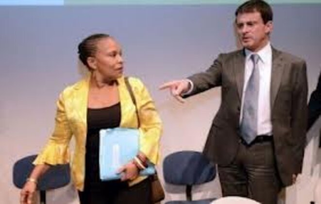 C.Taubira et M.Valls C.Taubira et M.Valls