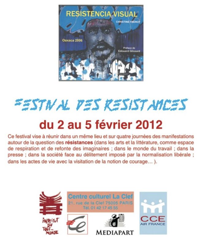 Coup d'envoi du festival des Résistances