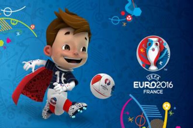 Super Victor, la mascotte officielle de l'Euro 2016