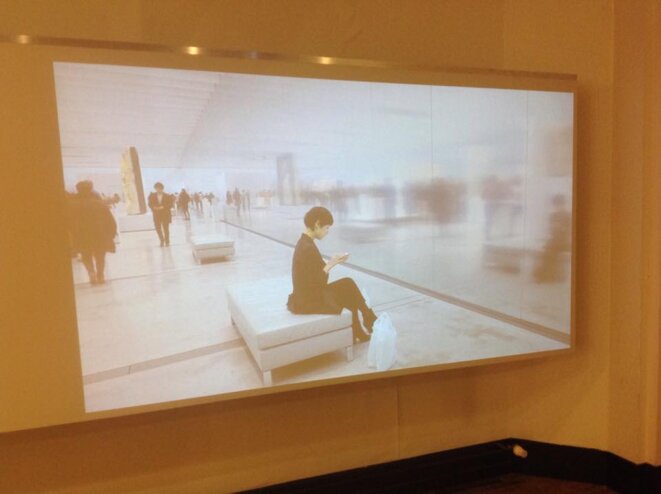 Robin Labriaud, "Levant", videoprojection Robin Labriaud, "Levant", videoprojection