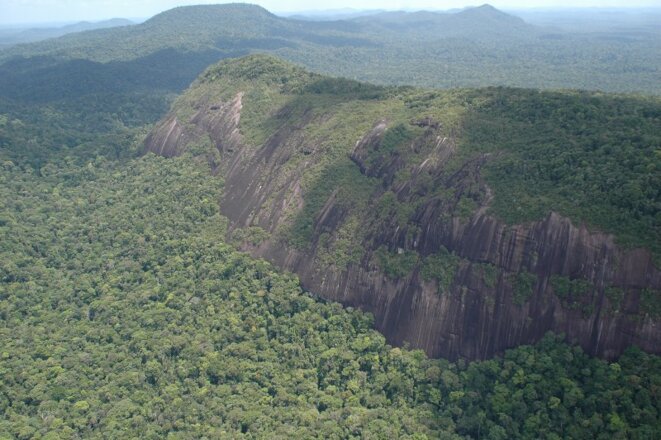 Massif tabulairedu Mitaraka. Guyane. Massif tabulairedu Mitaraka. Guyane.