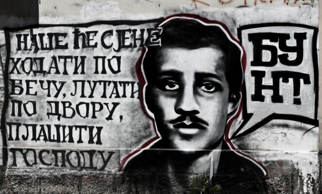 Grafitti en l'honneur de Gavrilo Princip à Belgrade. © Laurent Geslin Grafitti en l'honneur de Gavrilo Princip à Belgrade. © Laurent Geslin