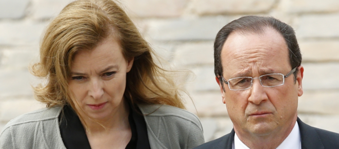 François Hollande et Valérie Trierweiler. © Reuters