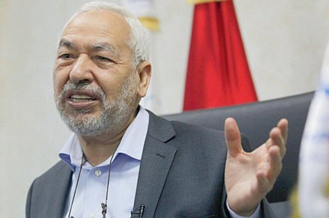 Rached Ghannouchi, dirigeant d'Ennahda. © Reuters