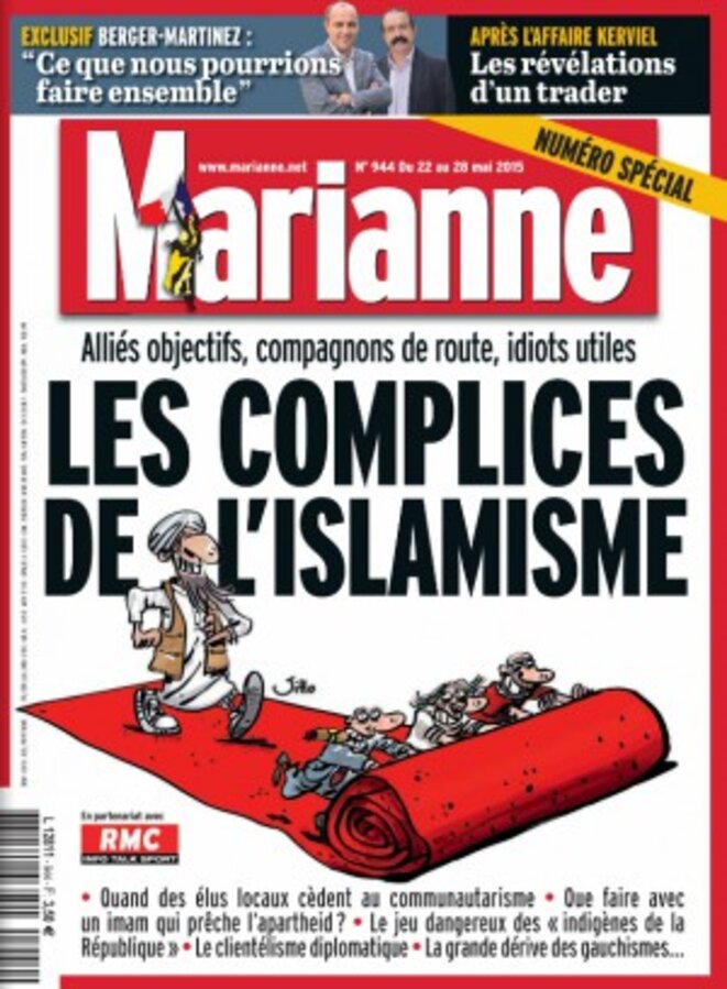 La couverture du n°944 de «Marianne». La couverture du n°944 de «Marianne».