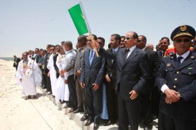 Inauguration de la zone franche par le président Aziz. Inauguration de la zone franche par le président Aziz.