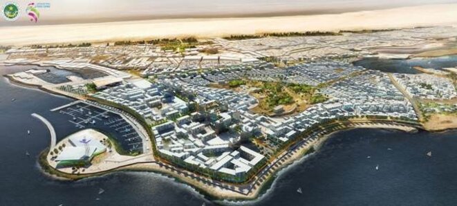 Nouadhibou du futur. © (document zone franche de Nouadhibou) Nouadhibou du futur. © (document zone franche de Nouadhibou)