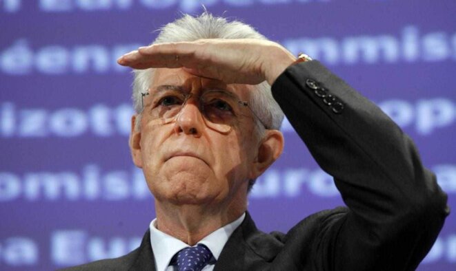 Mario Monti, à peine 10% des voix et un échec flagrant. © Reuters Mario Monti, à peine 10% des voix et un échec flagrant. © Reuters