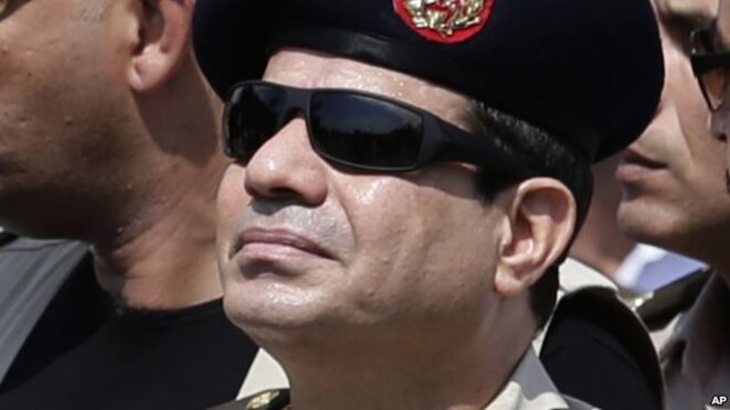 Al Sissi, élu avec... 93% des voix. © (dr) Al Sissi, élu avec... 93% des voix. © (dr)